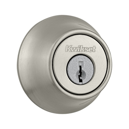 Kwikset Kwikset Satin Nickel Metal Deadbolt 96600-712